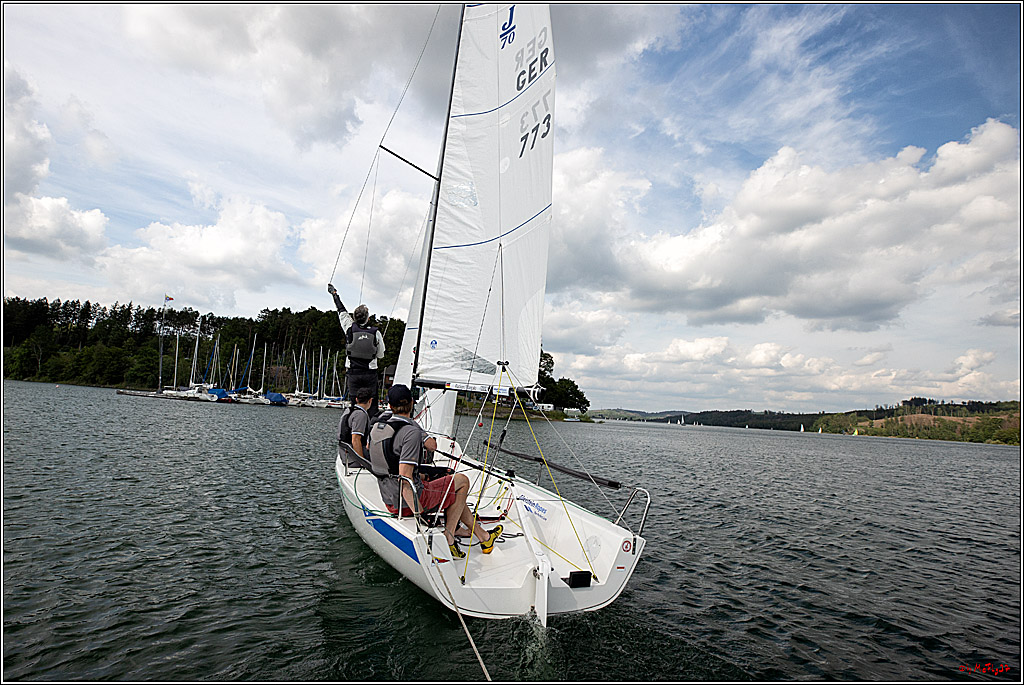J70 - WOODLAND, 12.06.2021 Segelboot; Segeln; Woodland; Spinnaker; J70; Sorpesee; Sauerland